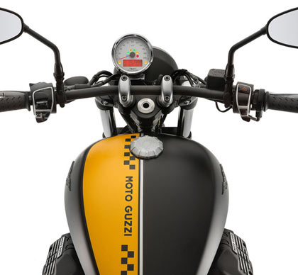 Moto Guzzi V9 petrol tank